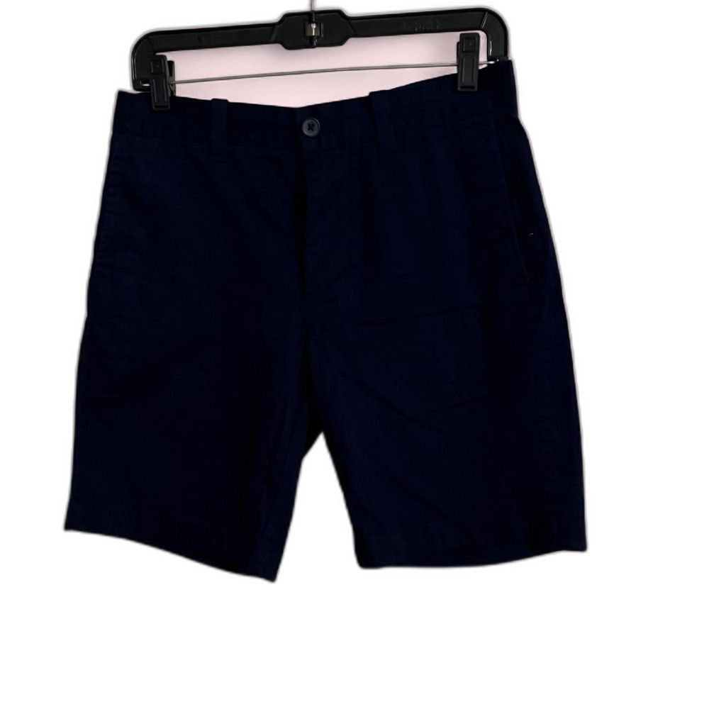J.Crew Shorts Men 29 Navy Blue Chino Cotton Casual Stretch 9 Inch